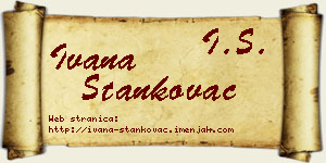 Ivana Stankovac vizit kartica